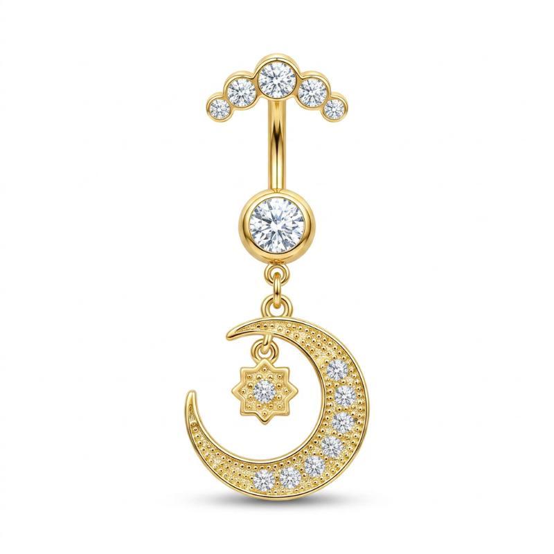 Body Jewelry Tunnels - 5 Piezas de Anillos de Ombligo