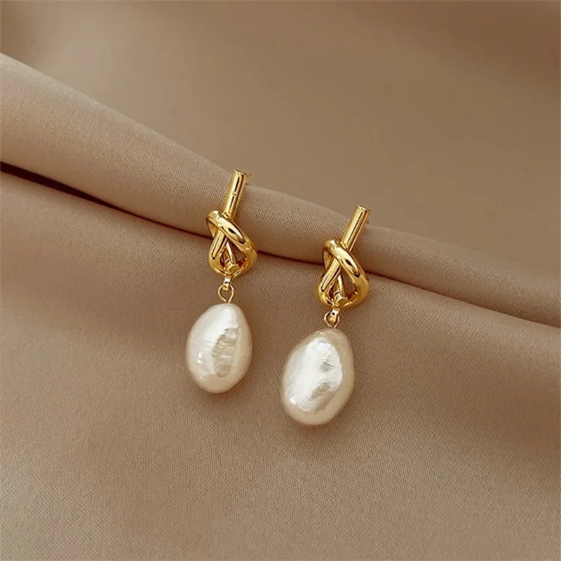 Body Jewelry Flat Back - Pendientes de Perlas Planas con Diseño