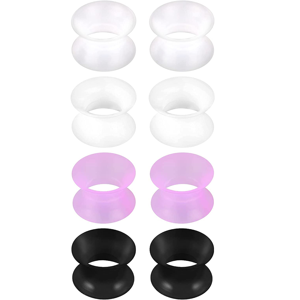 Body Jewelry Tunnels - 1 Par/4 Pares de Dilatadores de