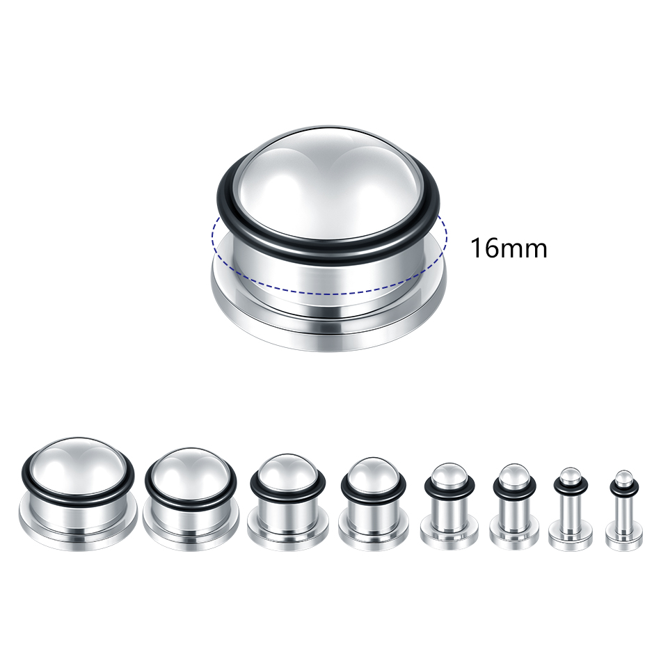 1 par de pendientes de túnel d - Body Jewelry Gauges reseña y precio
