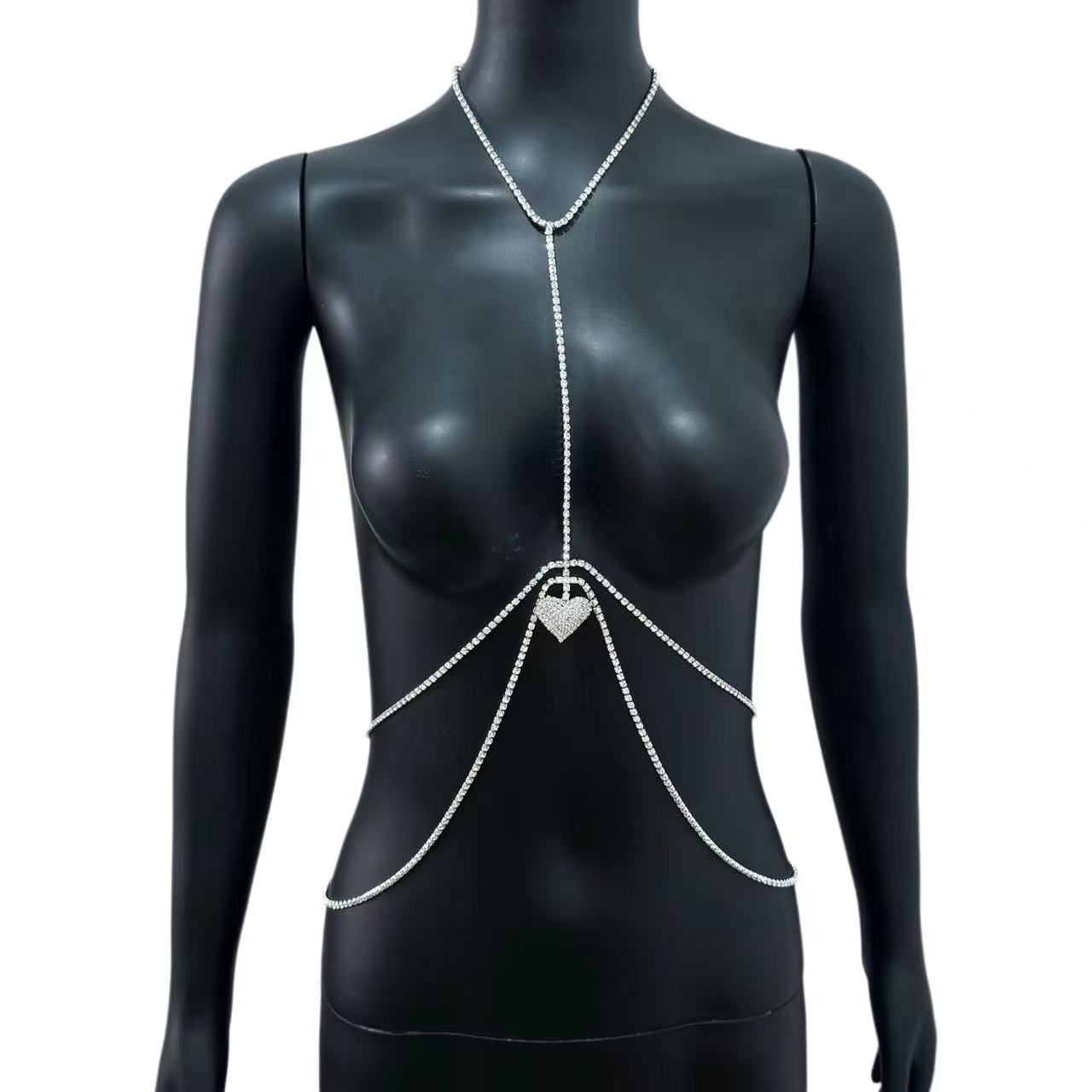 Cadena de cintura con corazón  - Body Jewelry High End reseña y precio