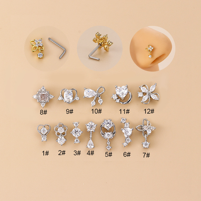 Piercing de Nariz en Forma de  - Body Jewelry Nose reseña y precio