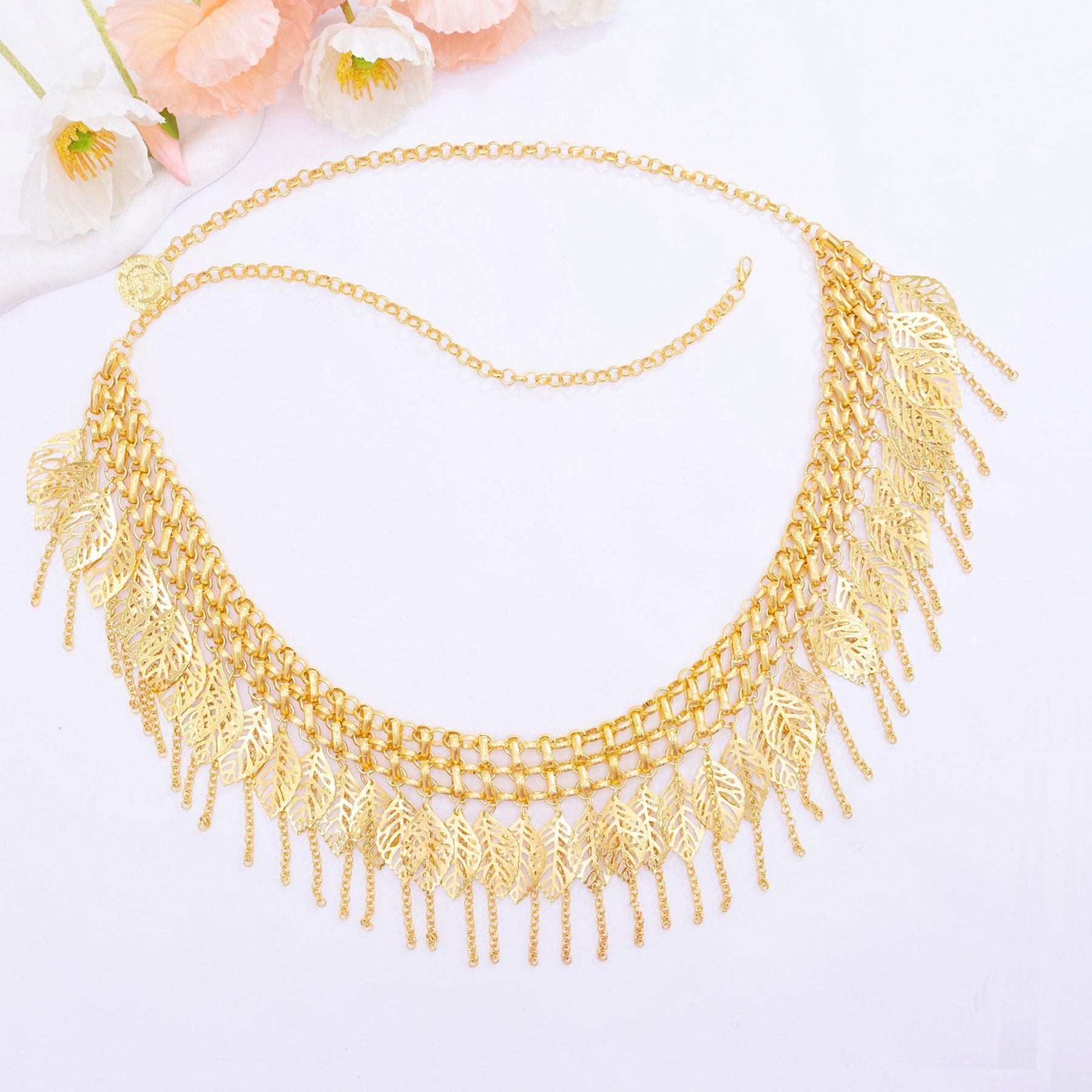 Cinturón de Borlas Chapado en  - Body Jewelry Dubai reseña y precio
