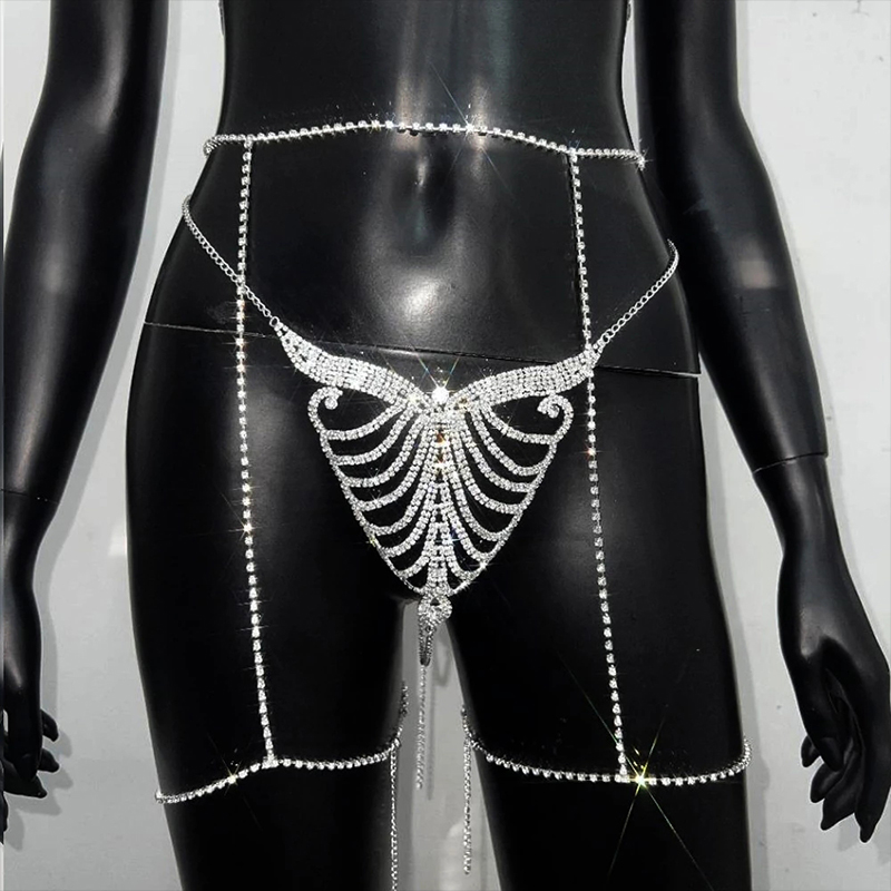 Stonefans-Conjunto de Tanga y  - Body Jewelry Wholesale reseña y precio
