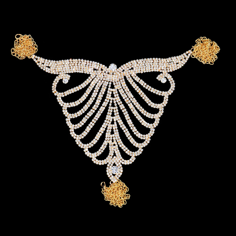 Stonefans-Conjunto de Tanga y  - Body Jewelry Wholesale reseña y precio