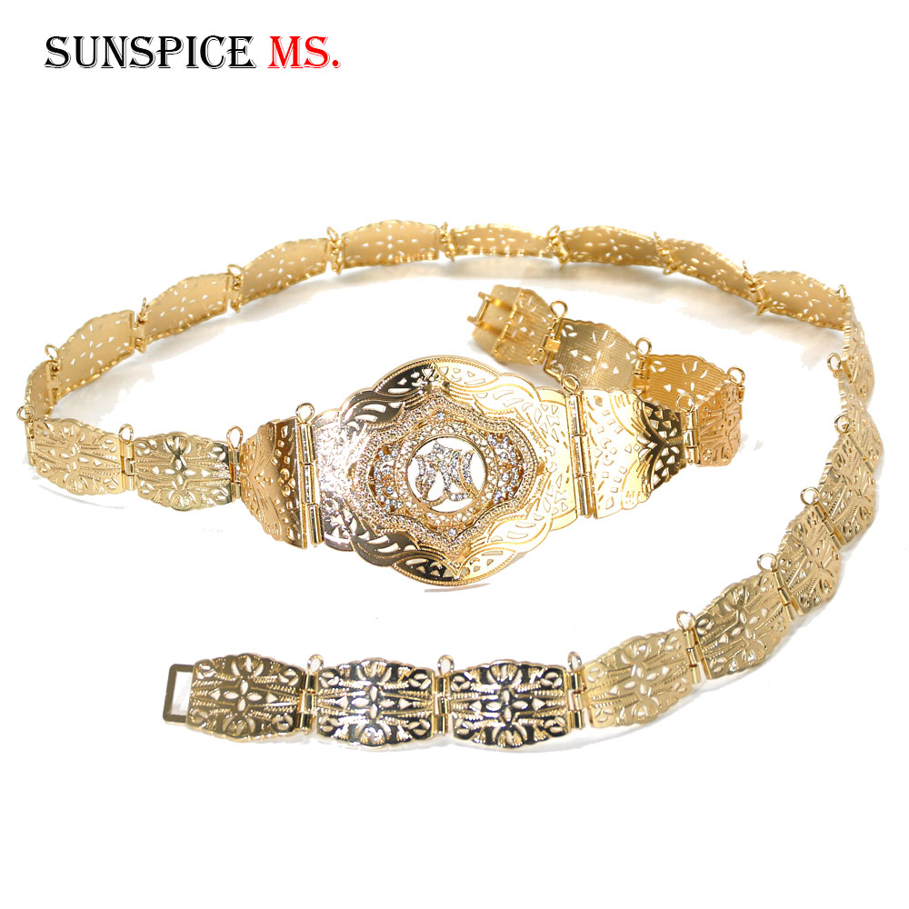 SUNSPICEMS-Cinturón de caftán  - Body Jewelry Dubai reseña y precio