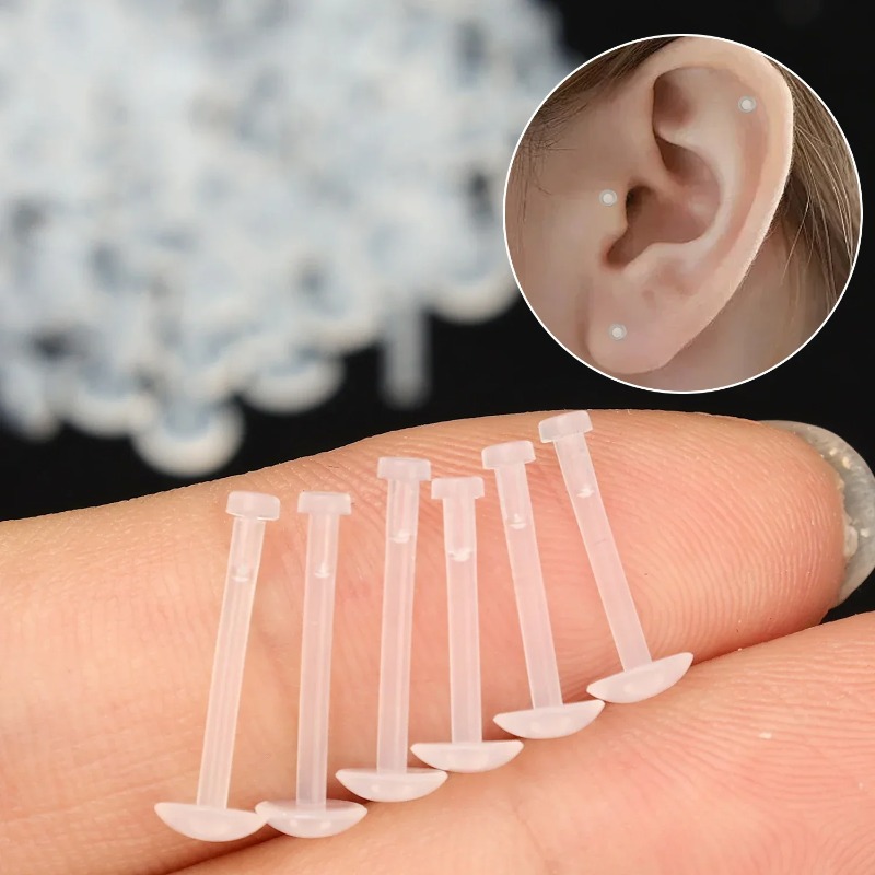 10 Piezas de Varillas Acrílica - Body Jewelry Gauges reseña y precio