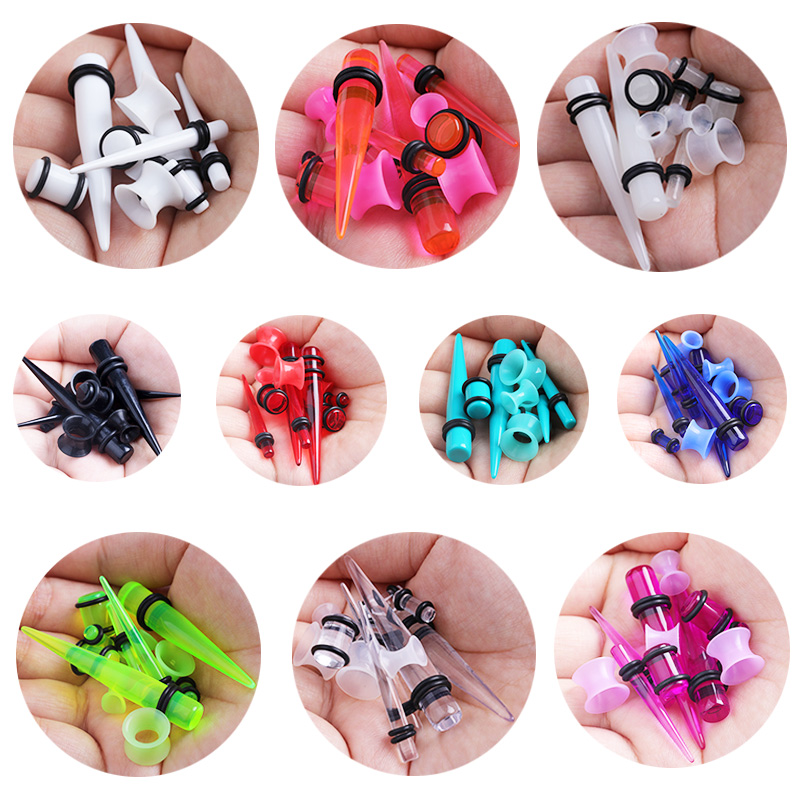 Juego de 50 medidores de oreja - Body Jewelry Gauges reseña y precio
