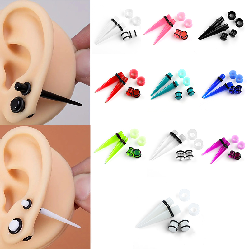 Juego de 50 medidores de oreja - Body Jewelry Gauges reseña y precio