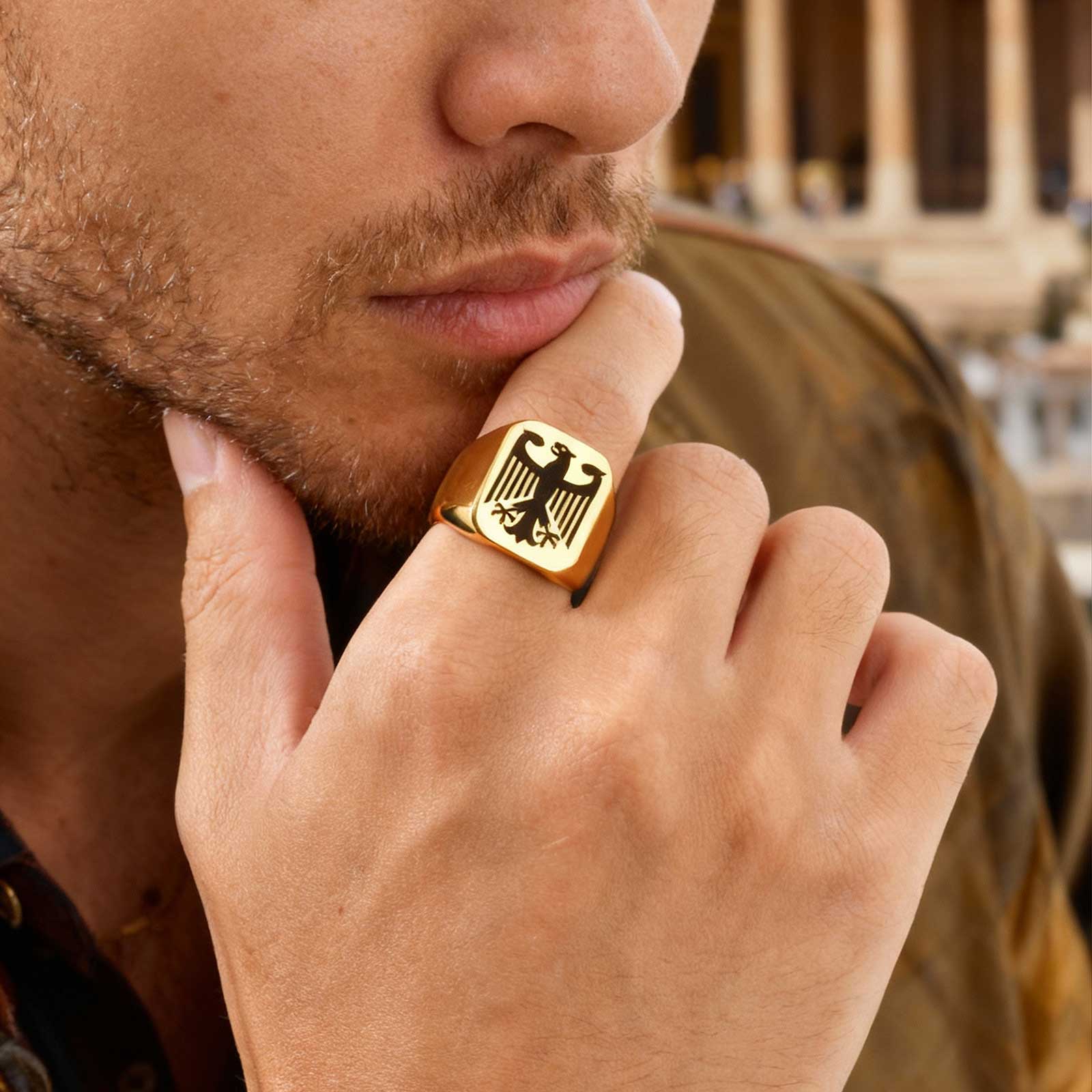 Anillo Personalizado de Halcón - Body Jewelry Wholesale reseña y precio