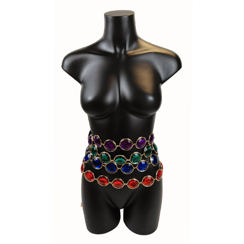 Cadena de cintura con piedras  - Body Jewelry High End reseña y precio