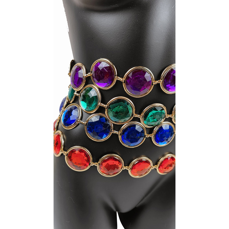 Cadena de cintura con piedras  - Body Jewelry High End reseña y precio