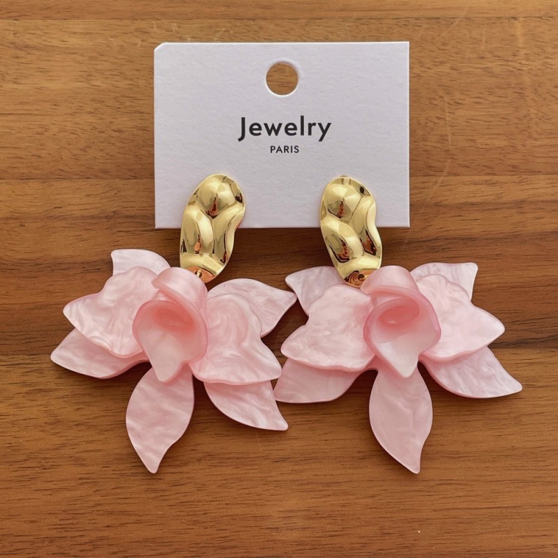 Pendientes de Flor Elegantes c - Body Jewelry Wholesale reseña y precio
