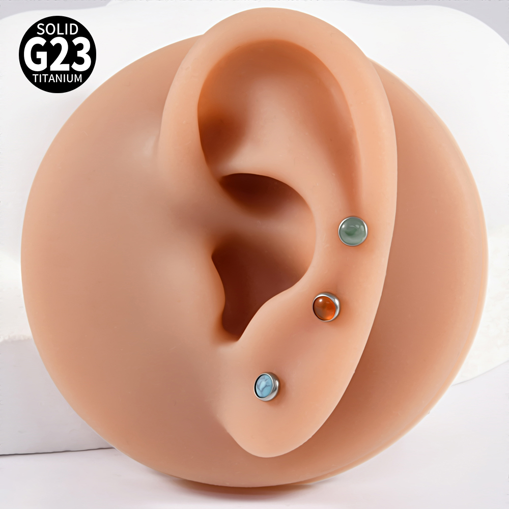 1 unidad 16g G23 cristal de ti - Body Jewelry Flat Back reseña y precio
