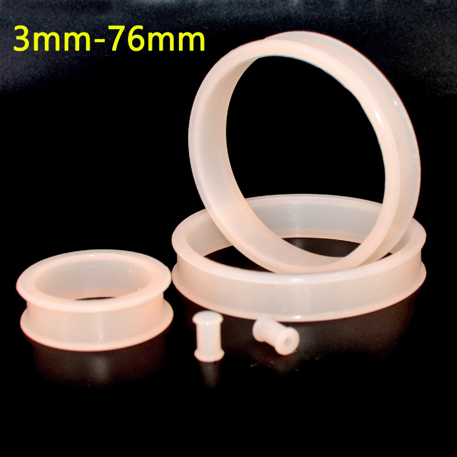 2pcs Supersize Flexible Silico - Body Jewelry Tunnels reseña y precio