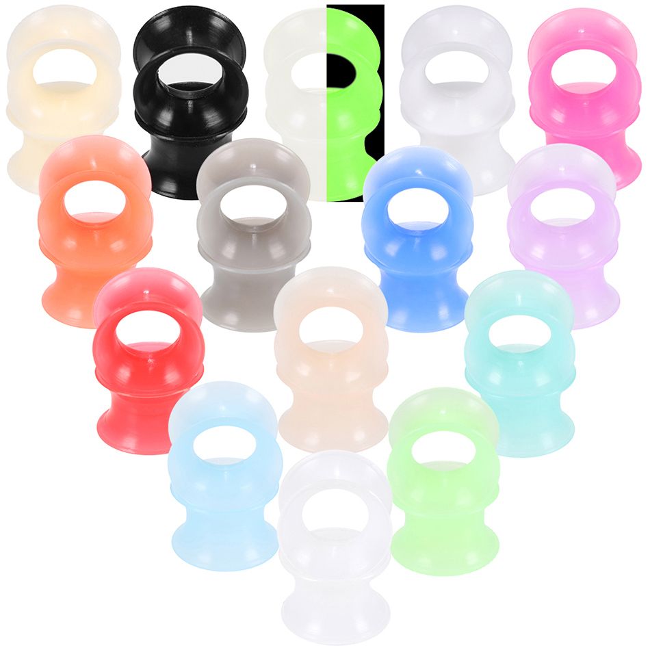 30 unids/lote de silicona Flex - Body Jewelry Gauges reseña y precio
