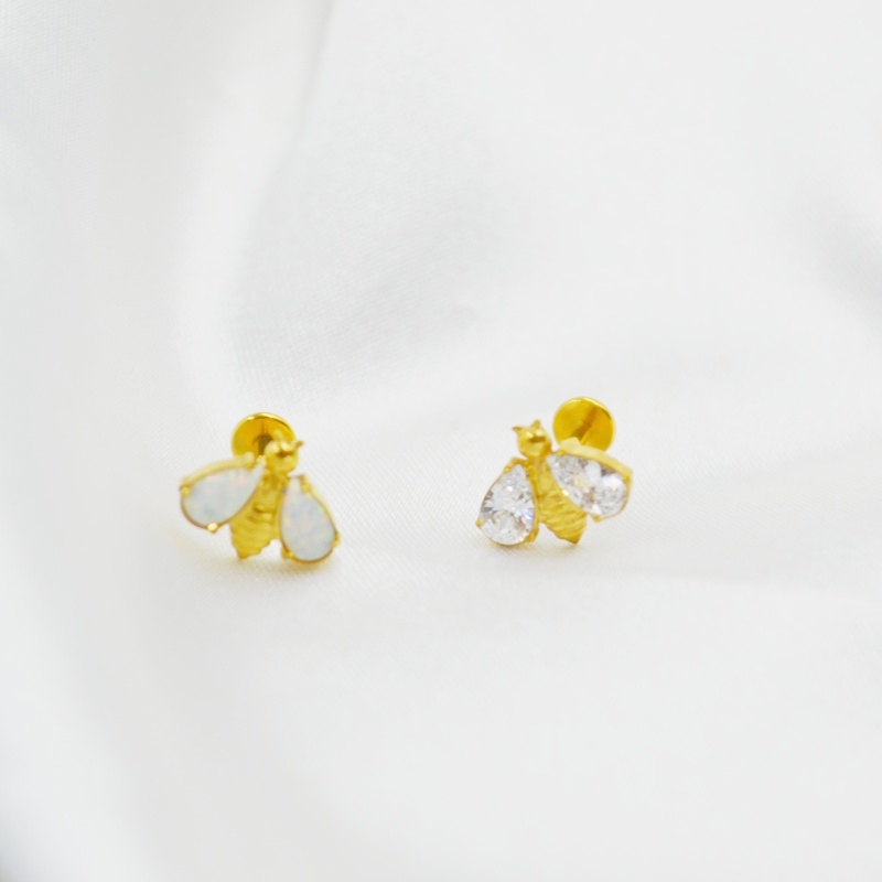 Lot10pcs G23 titanio Bee Opal  - Body Jewelry La reseña y precio