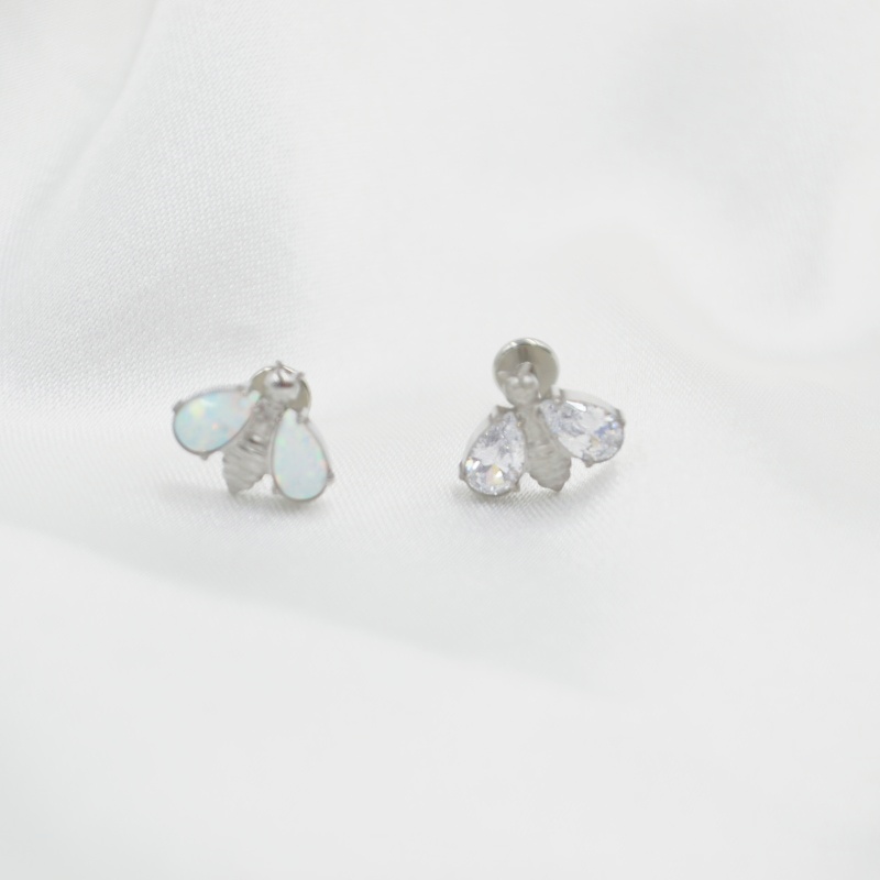 Lot10pcs G23 titanio Bee Opal  - Body Jewelry La reseña y precio