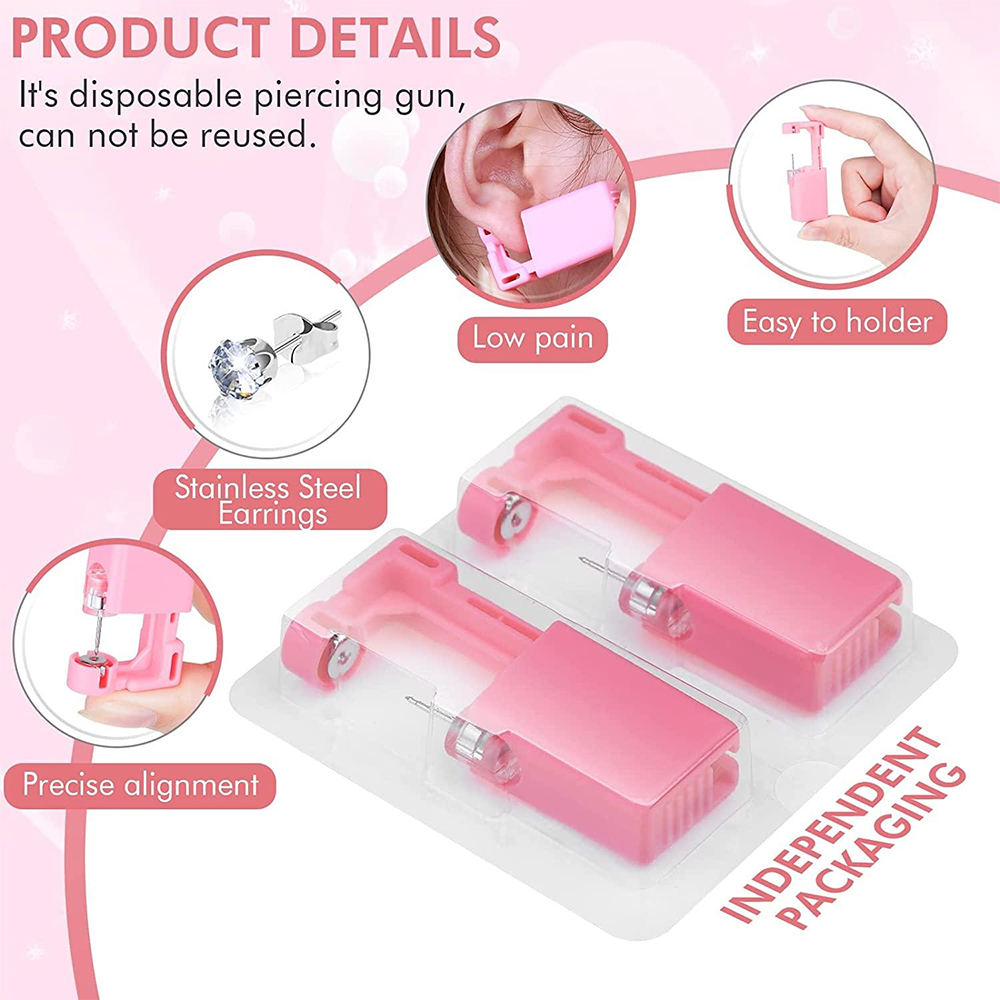 Pistola perforadora de orejas  - Body Jewelry Cleaner reseña y precio
