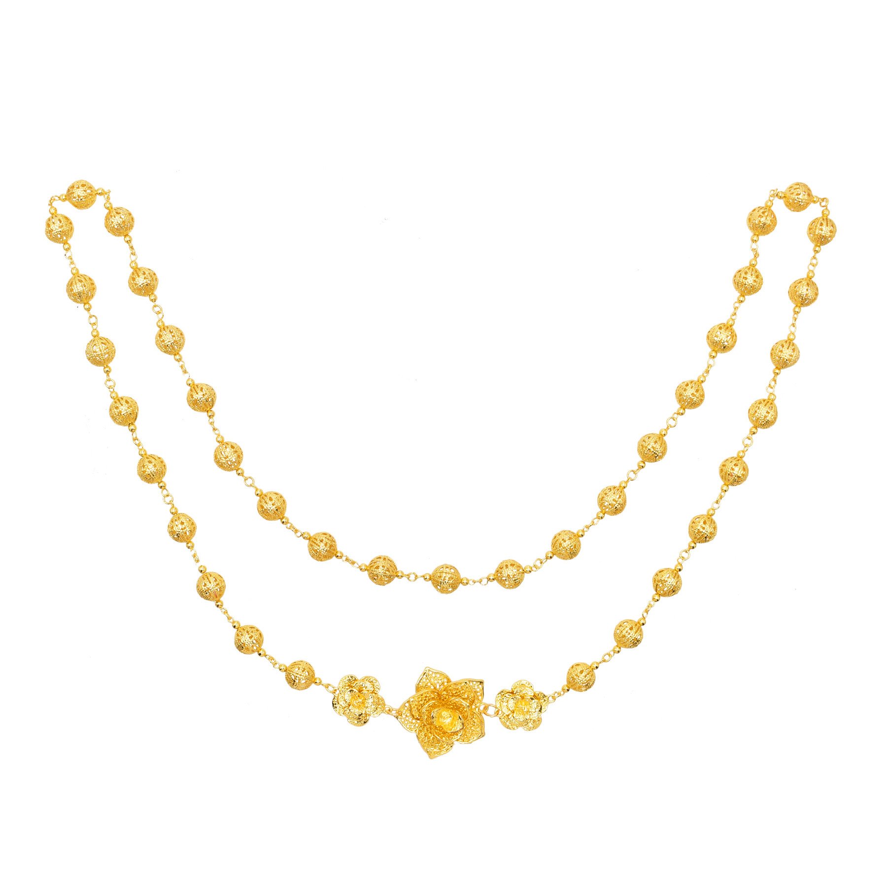 120Cm dorado plateado bola hue - Body Jewelry Dubai reseña y precio