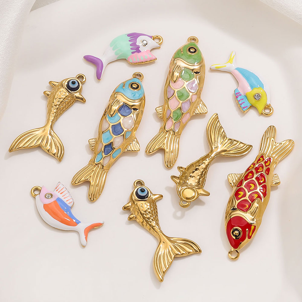 2-3 uds. De dijes de pez esmal - Body Jewelry Wholesale reseña y precio