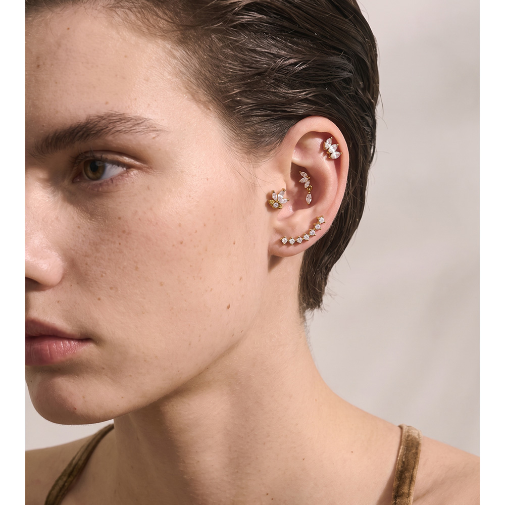 Yhpup 1PC Pendientes de cartíl - Body Jewelry Flat Back reseña y precio