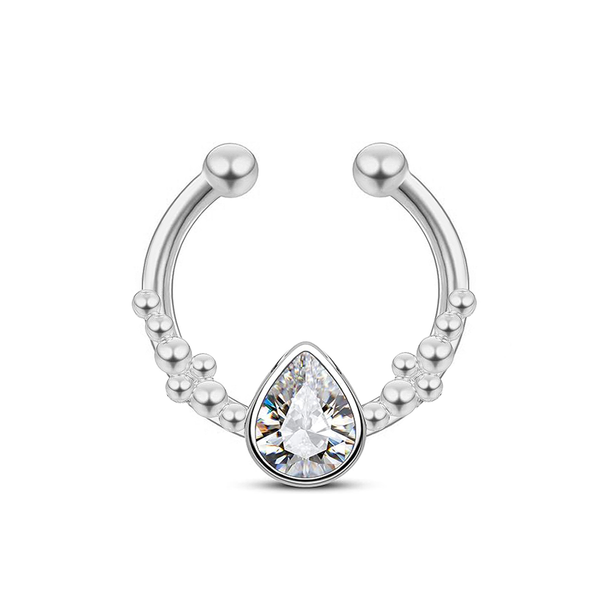 Anillo de nariz falso con form - Body Jewelry Nose reseña y precio