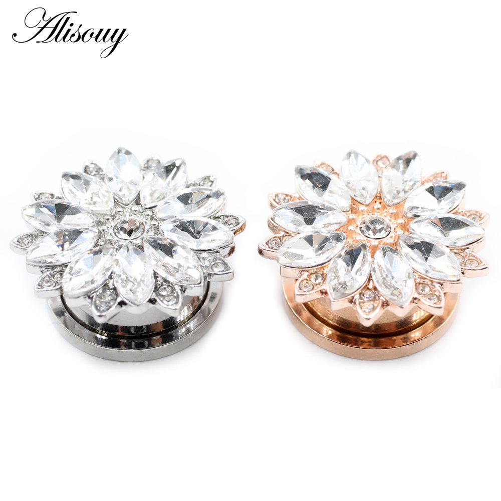 Alisouy, 2 uds., flor de acero - Body Jewelry Gauges reseña y precio