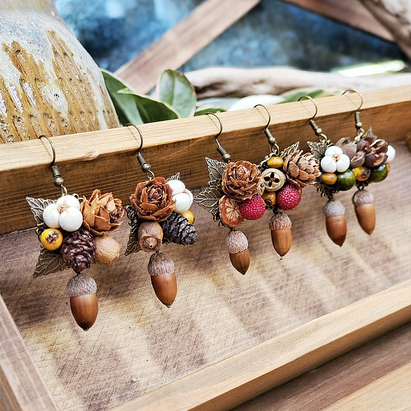 Pendientes de madera vintage c - Body Jewelry Wholesale reseña y precio