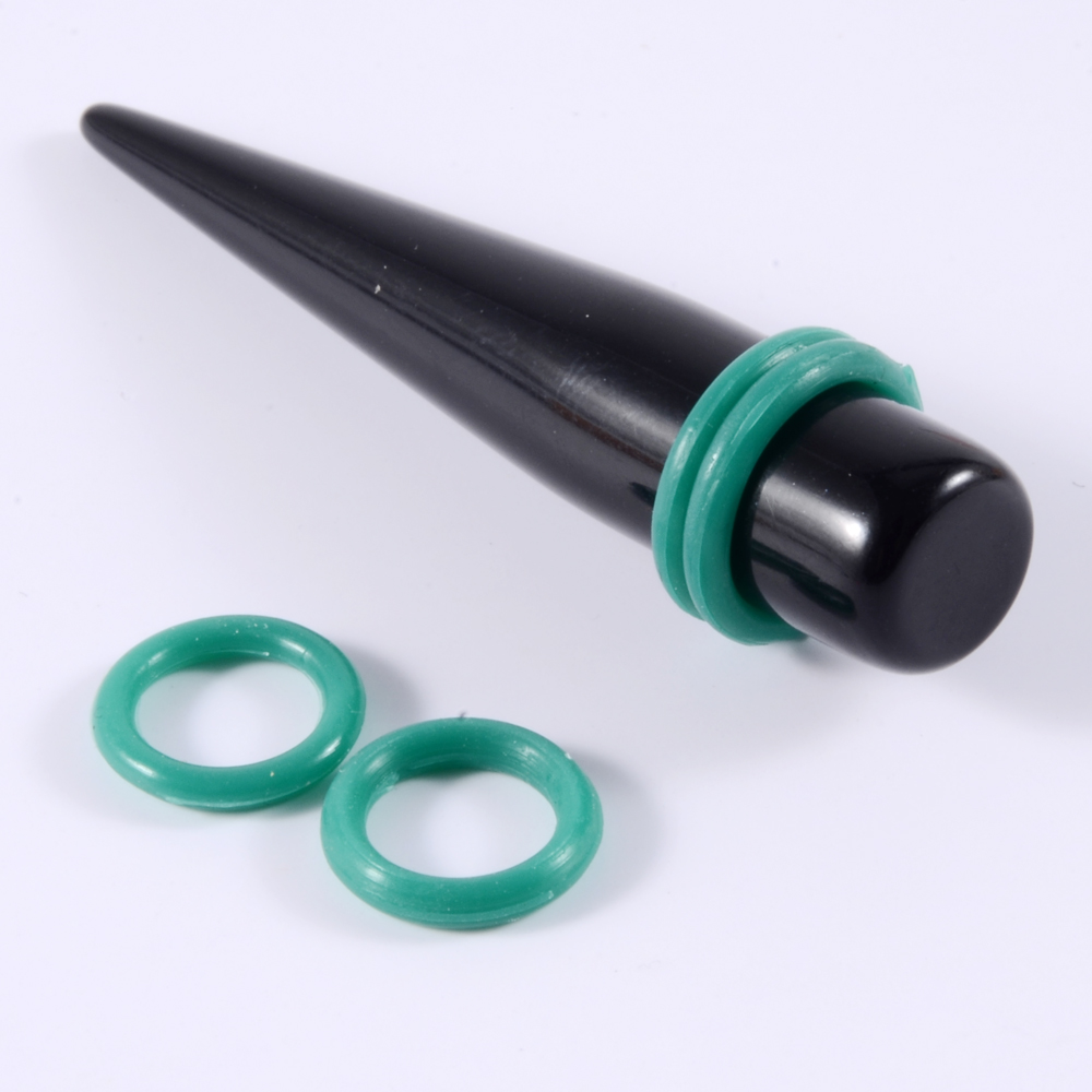 Expansor cónico de goma de 1mm - Body Jewelry Gauges reseña y precio