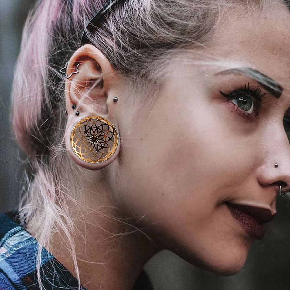 Vankula 2 uds 316 Acero inoxid - Body Jewelry Gauges reseña y precio