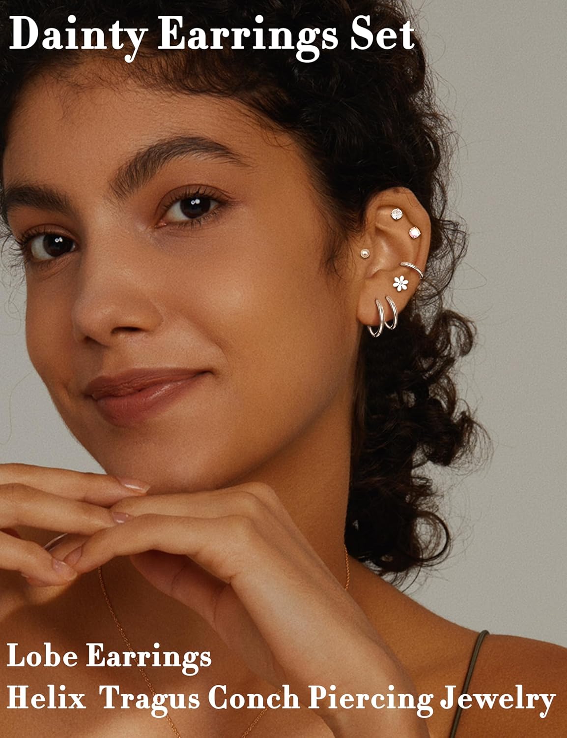 FASACCO 1 par de pendientes de - Body Jewelry Flat Back reseña y precio